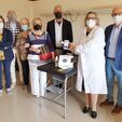Nella foto: al centro il Presidente Avv. Franco Ianni e la dott.ssa Rosa Anna Rabini